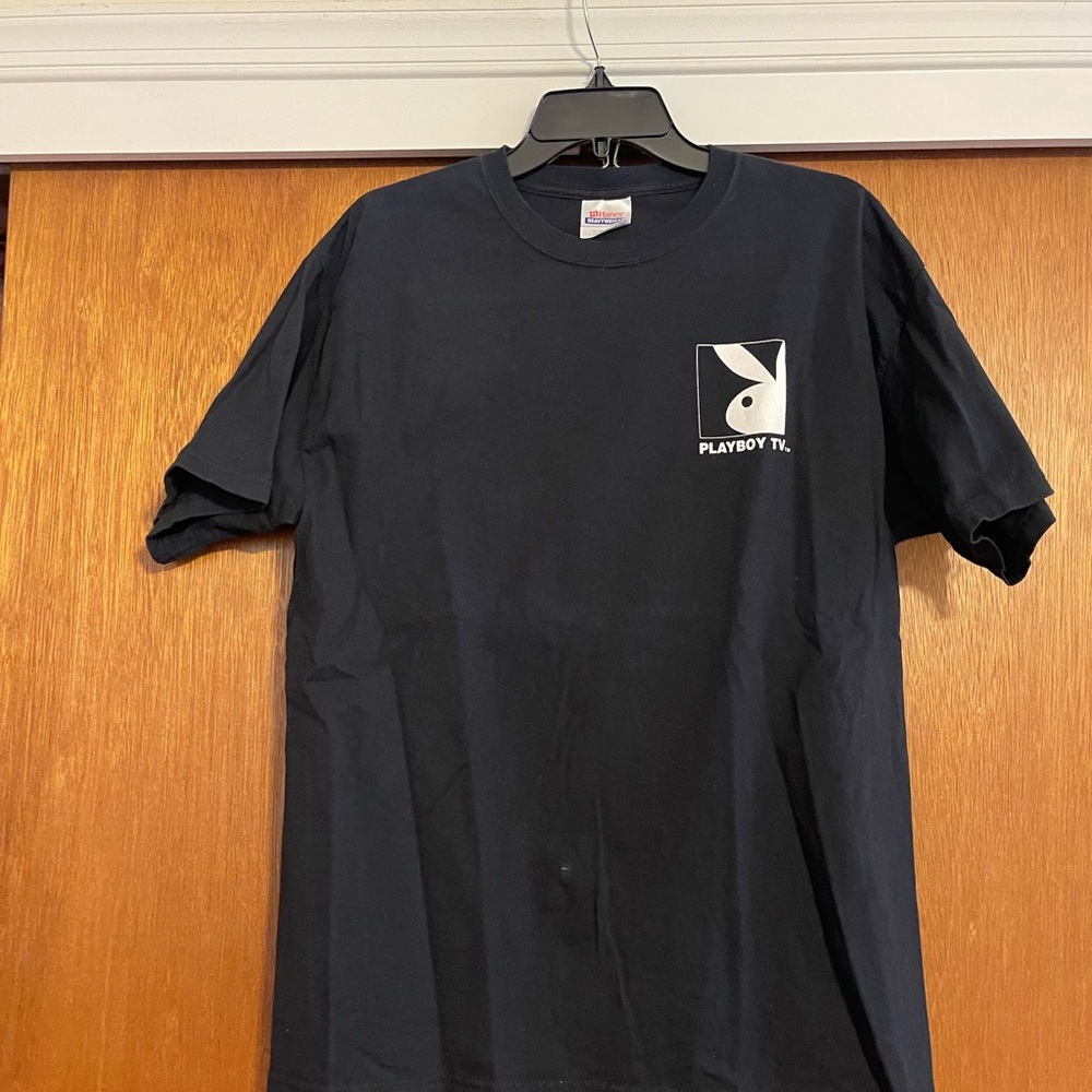 PLAYBOY Black Short Sleeve Tee - Adult Large